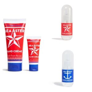 New 4pc Sea Scents Hand Crams and Sanitizers